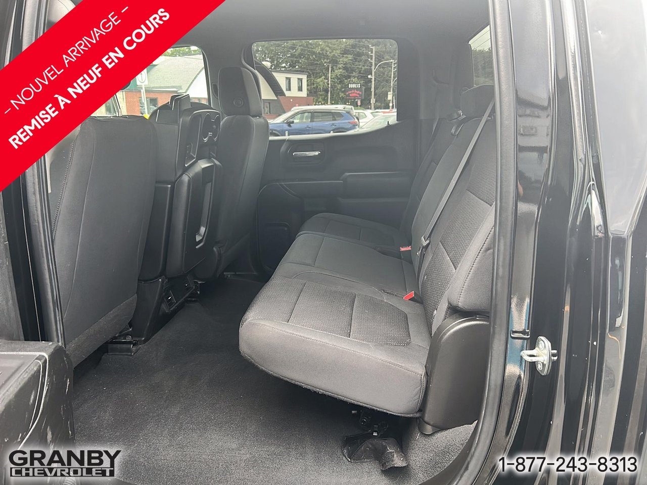 2021 Chevrolet Silverado 1500 Custom CREW BOITE 6.6 | G3868 Black Granby - photo #7