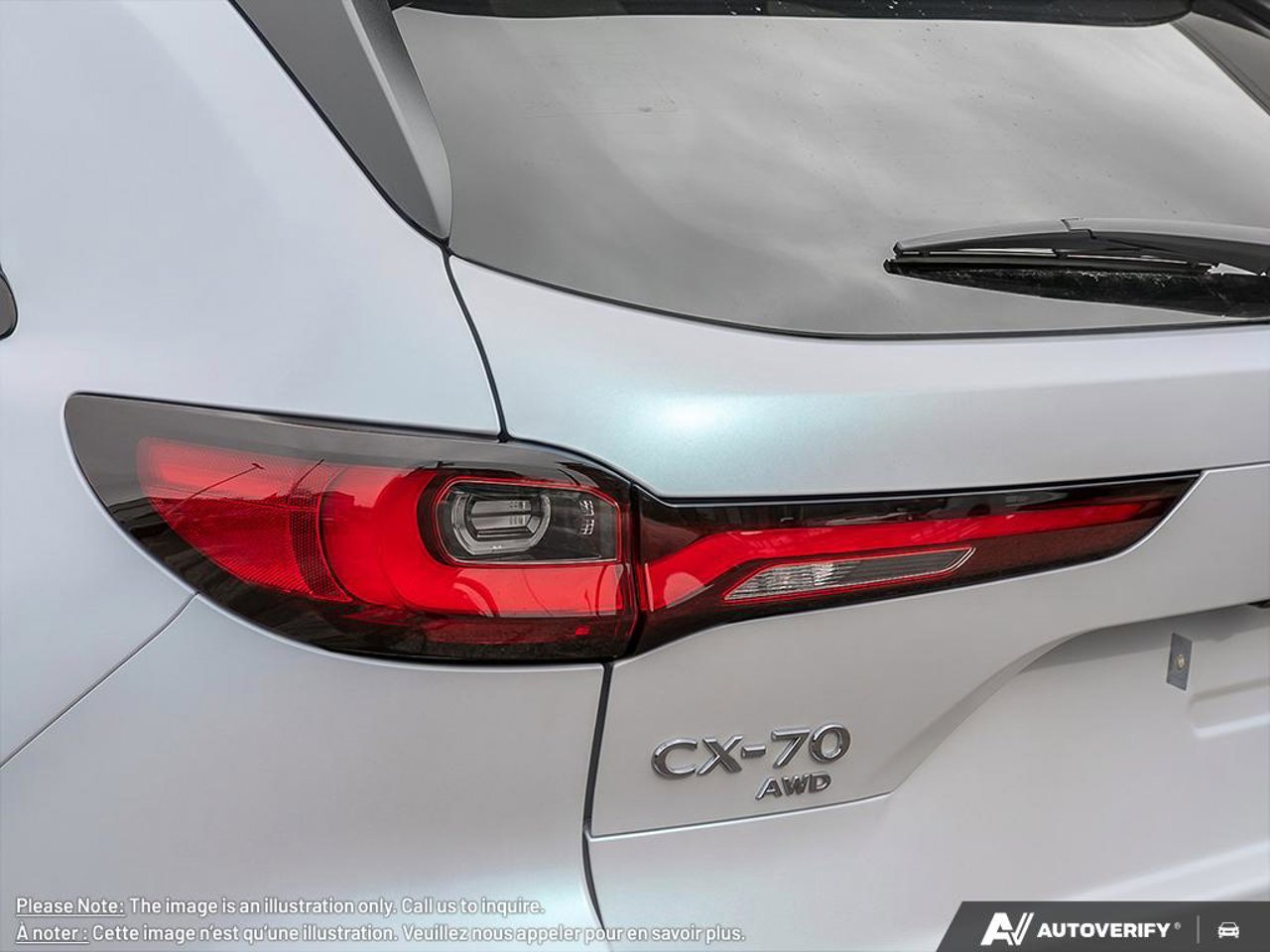 Mazda CX-70 hybride rechargeable JM3KJEHAXT1211552 2026 Blanc rhodium métallisé Mirabel - photo #8