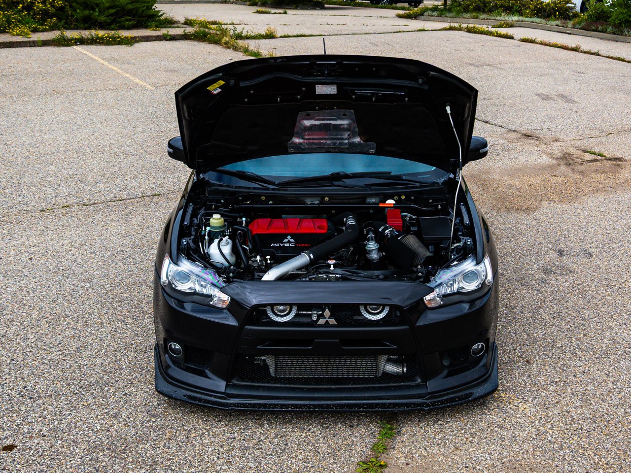 2015 Mitsubishi Lancer Evolution 4dr Sdn GSR Black Sherwood Park - photo #8
