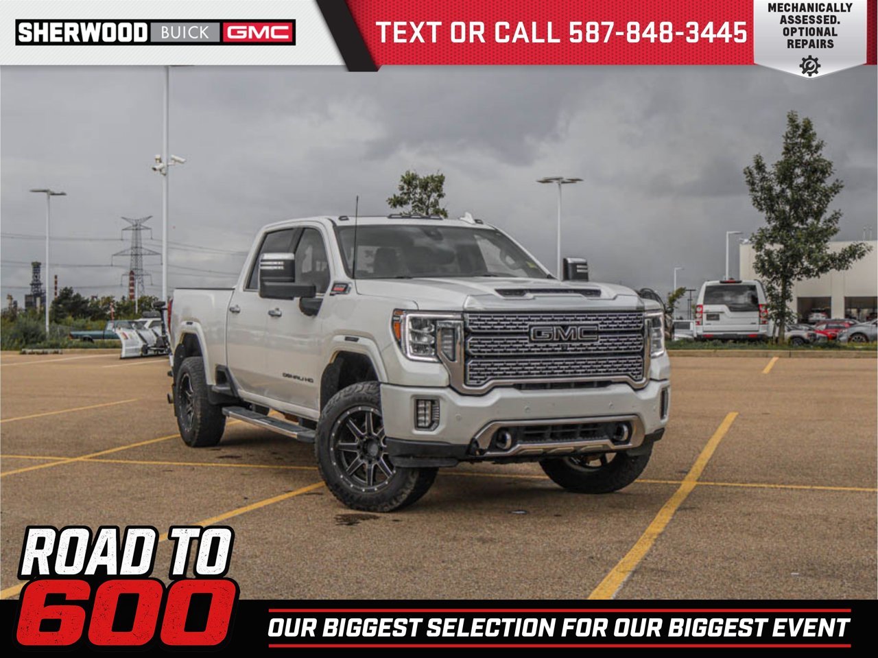 2023 GMC Sierra 2500HD 4WD Crew Cab 159 Denali White Sherwood Park - photo #0