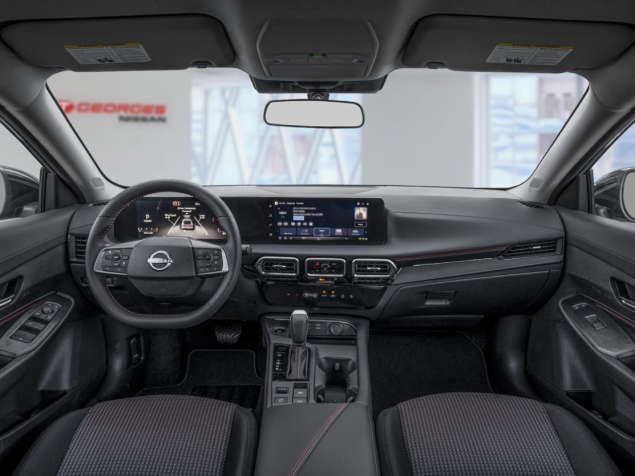2026 NISSAN Sentra Aspen White TriCoat/Super Black Saint-Georges - photo #7