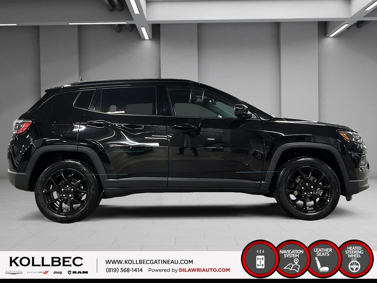 Jeep Compass 223280 | Altitude 4x4 2022 Couche nacrée cristal noir étincelant Gatineau - photo #13