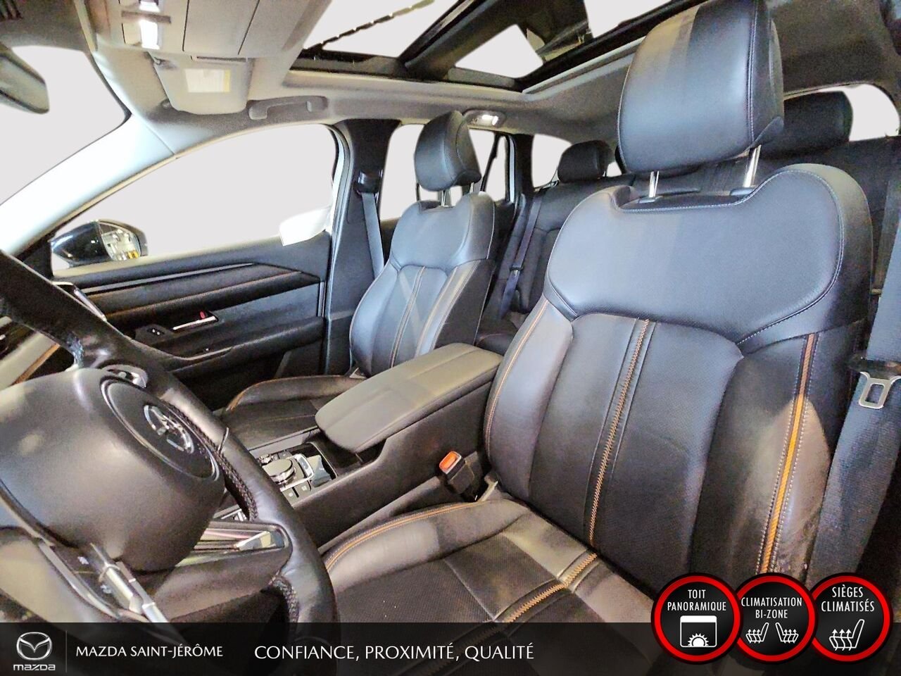 Mazda CX-50 GT | TOIT PANORAMIQUE | CUIR | AWD | 2023 Blanc Saint-Jérôme - photo #17