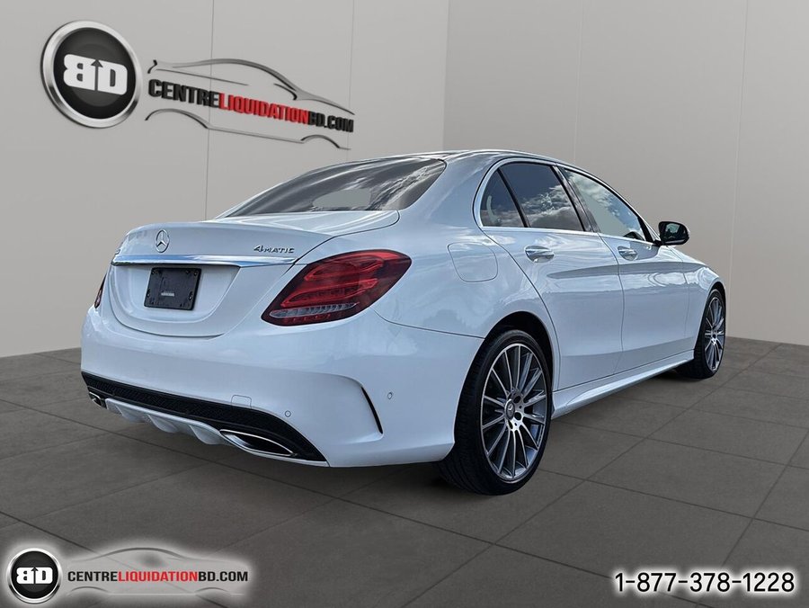 2015 Mercedes-Benz Classe-C C 400 berline 4 portes 4MATIC White