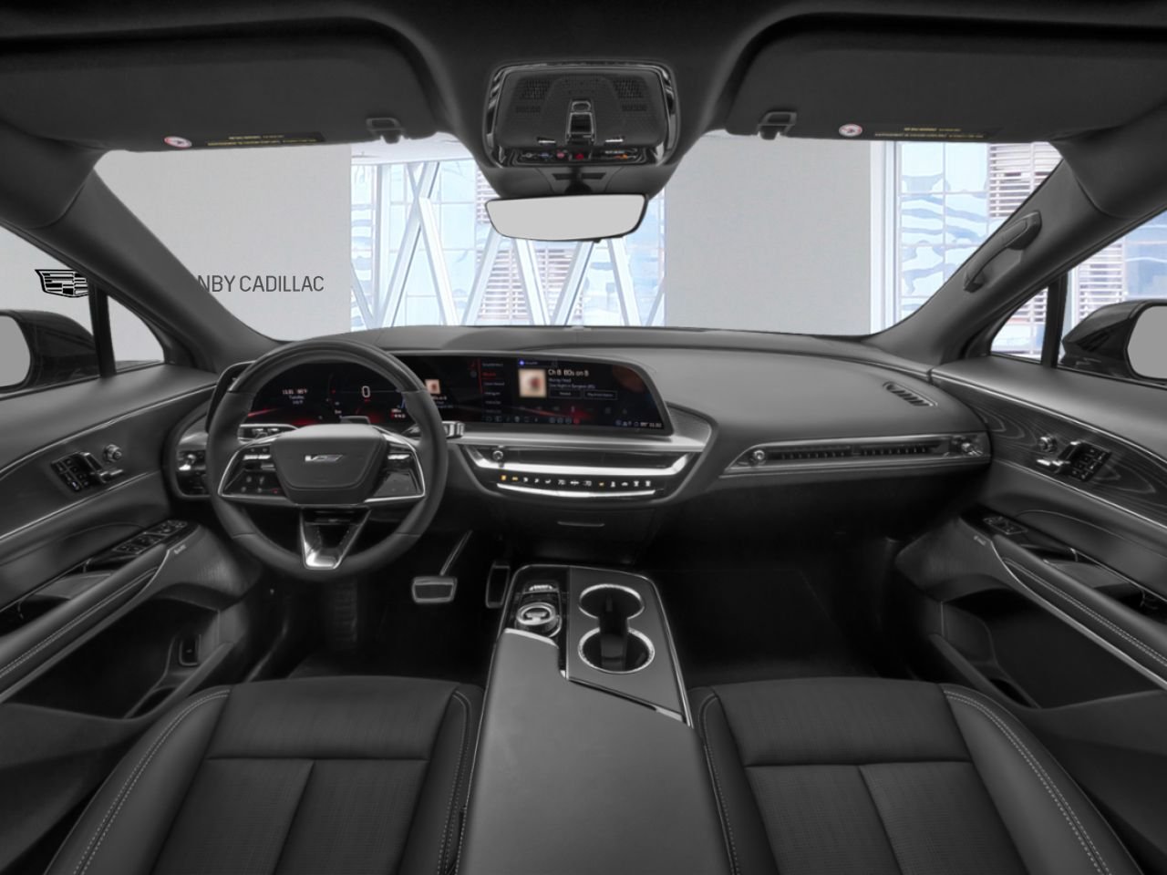 2027 CADILLAC LYRIQ LYRIQ-V ELECTRIC PREMIUM AWD (1SM) | 27-0189 Stellar Black Metallic Granby - photo #5