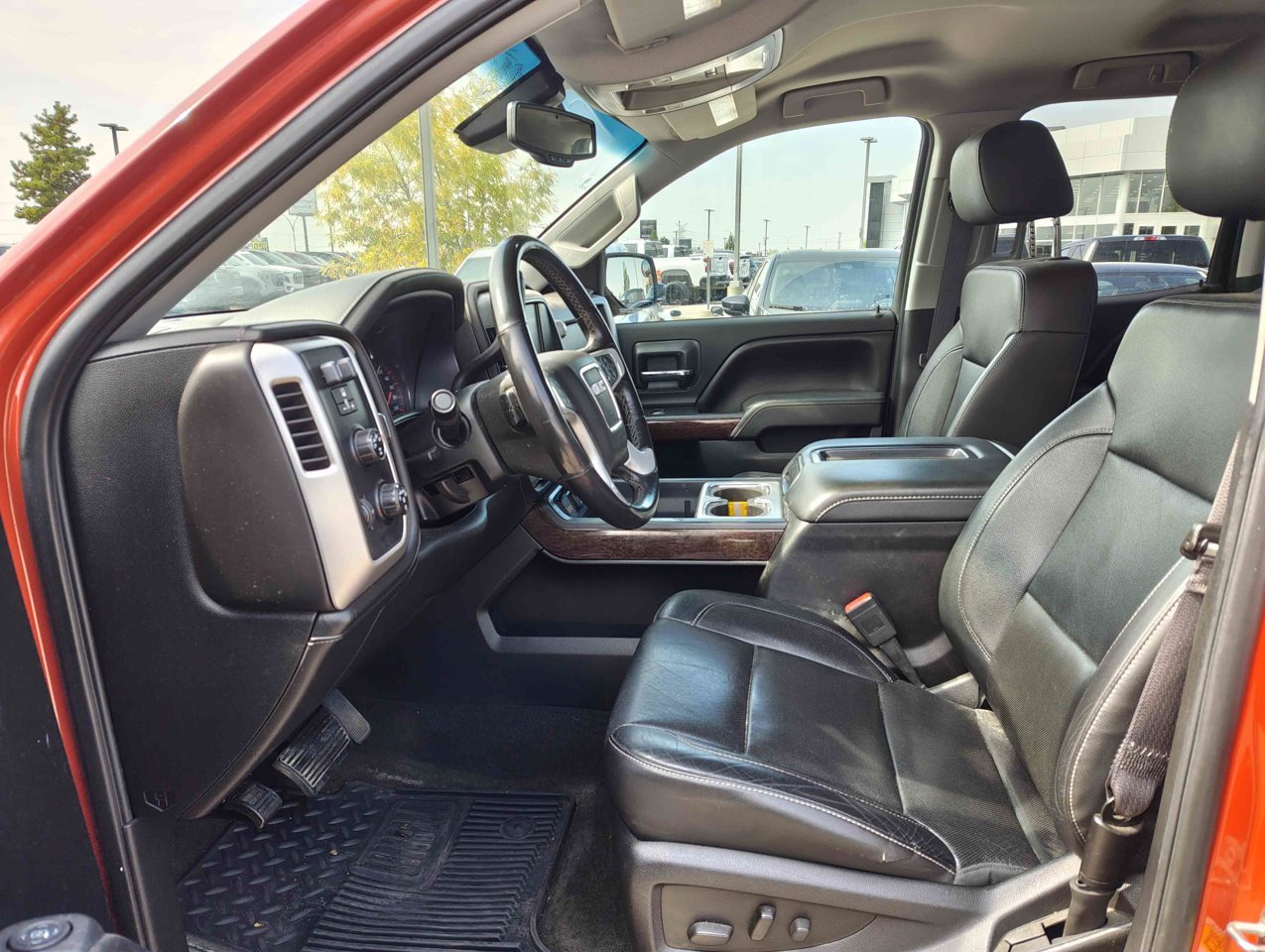 2015 GMC Sierra 1500 4WD Double Cab 143.5 SLT Red Sherwood Park - photo #7