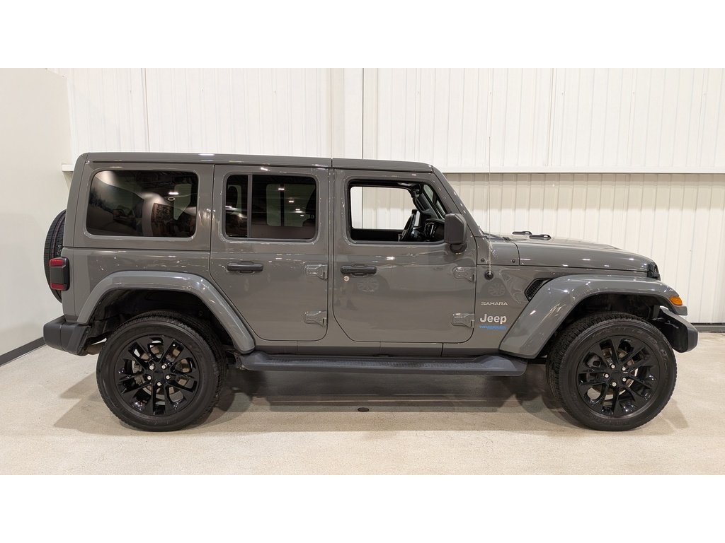 2021 Jeep Wrangler 4xe Unlimited Sahara 4x4 Grey Val-David - photo #7