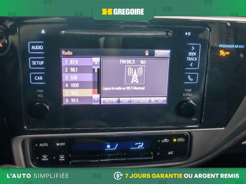 Toyota Corolla 822023 | LE AUTO A/C CAM RECUL BLUETOOTH 2019 Bleu Laval - photo #11
