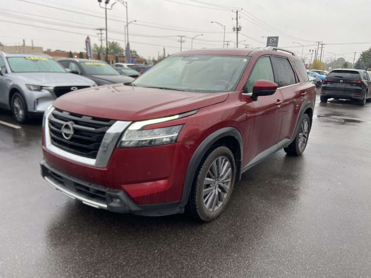2023 Nissan Pathfinder SL | AWD | CUIR | TOIT PANO | *579-888-9954* TEXTOS Red Saint-Jérôme - photo #0