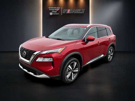 2023 Nissan Rogue PLATINUM AWD, CUIR NAPPA, TOIT PANO, 20174 KM!!!! Red