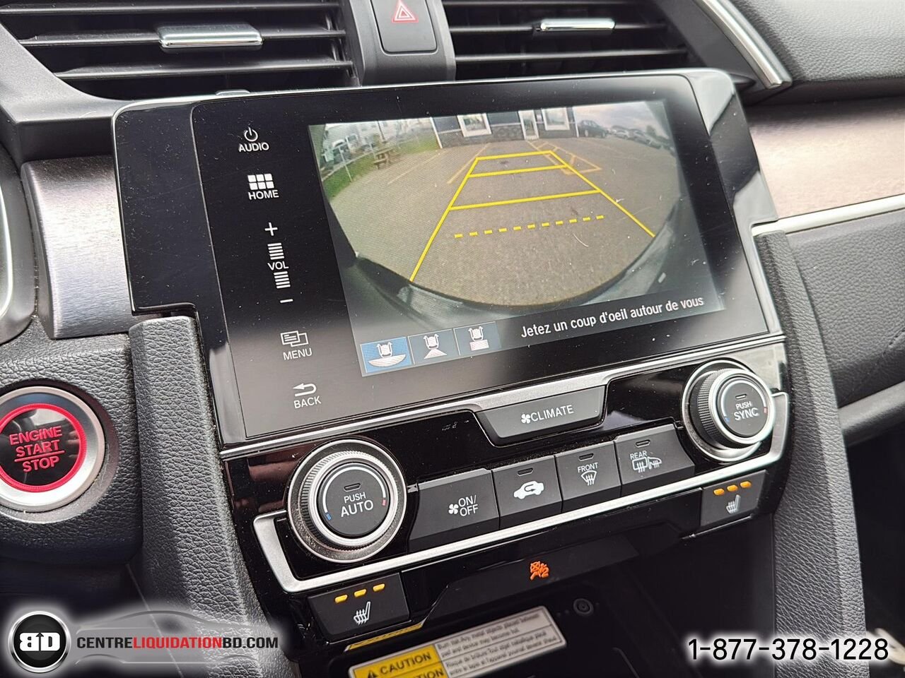 2017 HONDA CIVIC BERLINE TOURING AUTOMATIQUE | BD0383 Black Granby - photo #21