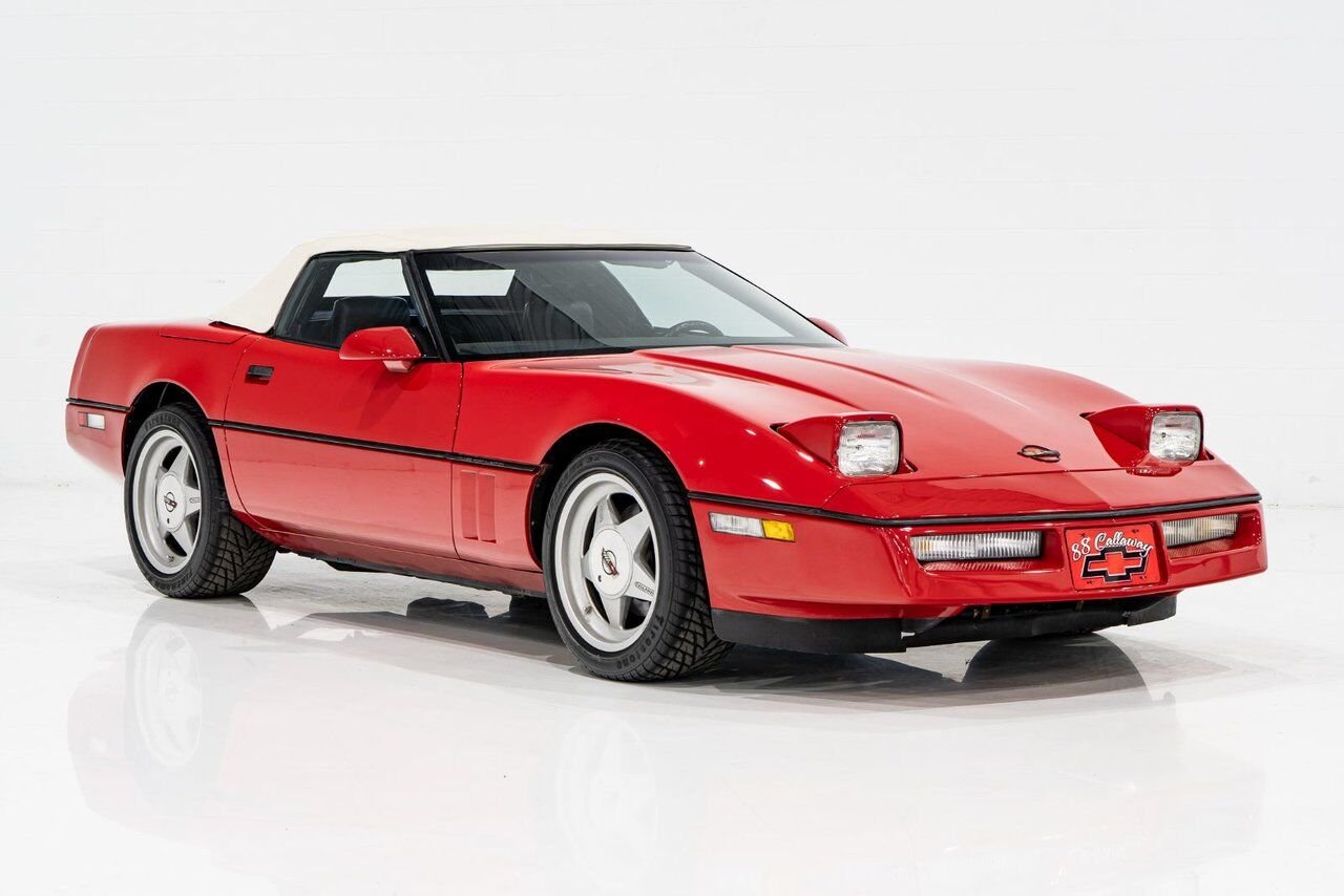 Chevrolet Corvette *PRIX EN USD* Callaway Turbo #123/400 built 1988 Rouge Montréal - photo #54