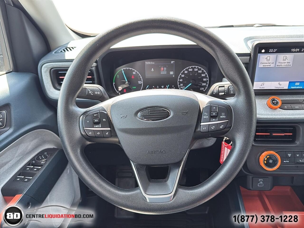 Ford Maverick XLT FX2 HYBRID | BD0302 2023 Gris Granby - photo #17