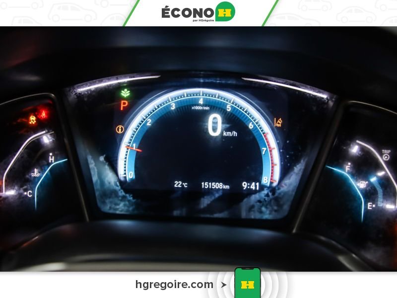 2016 Honda Civic Blue Saint-Eustache - photo #8
