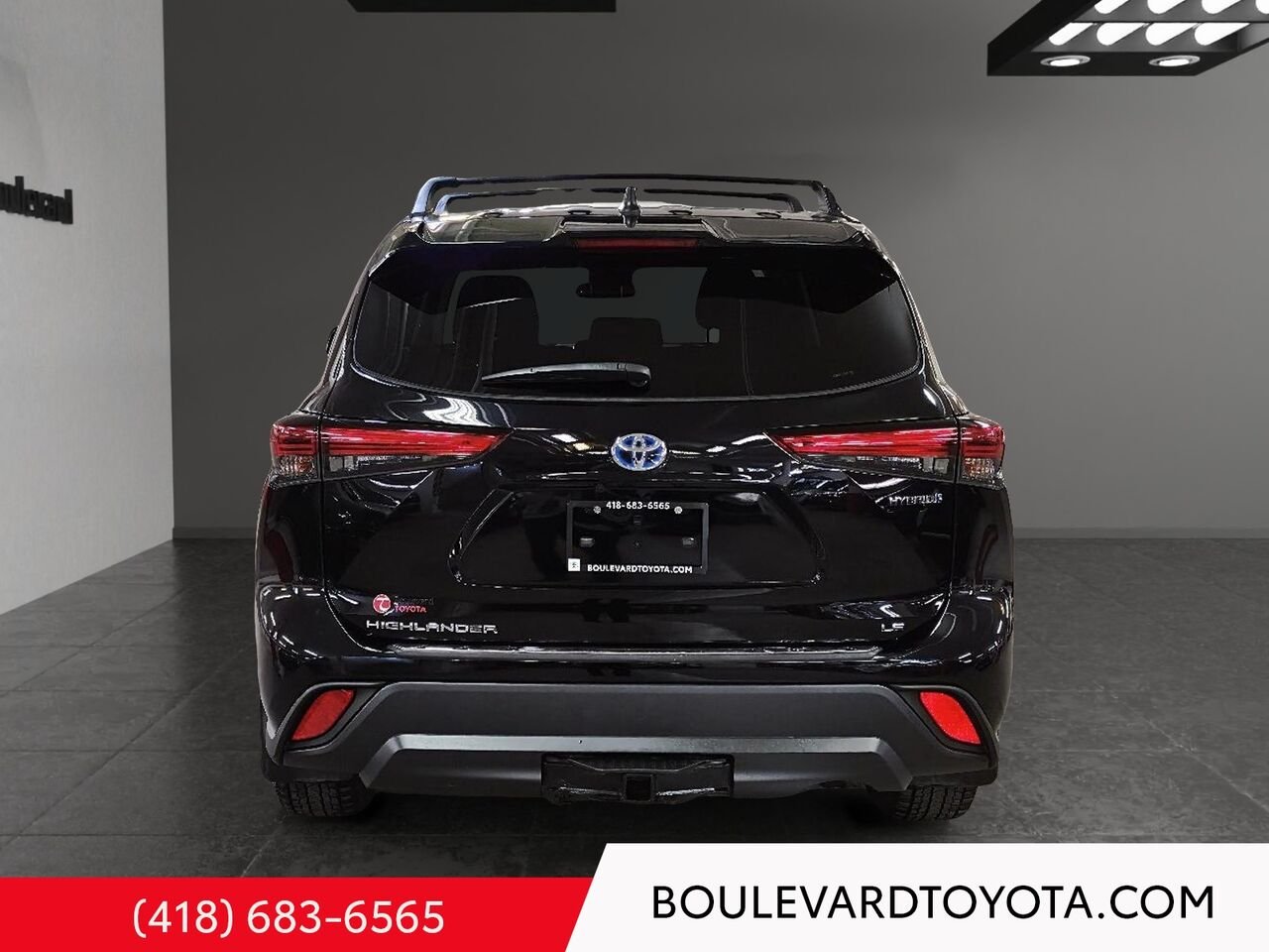 Toyota Highlander 550001-6 | LE, HYBRIDE, AWD 2023 Noir Québec - photo #4