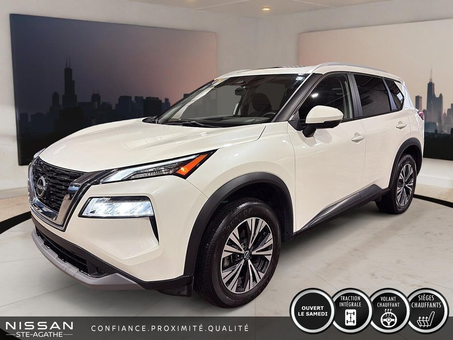 Nissan Rogue SV TI | 1 PROPRIÉTAIRE | TOIT PANORAMIQUE | CAMÉRA 360° | CARPLAY 2023 Blanc