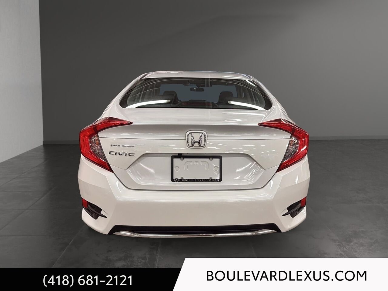 2020 Honda Civic White Quebec - photo #4