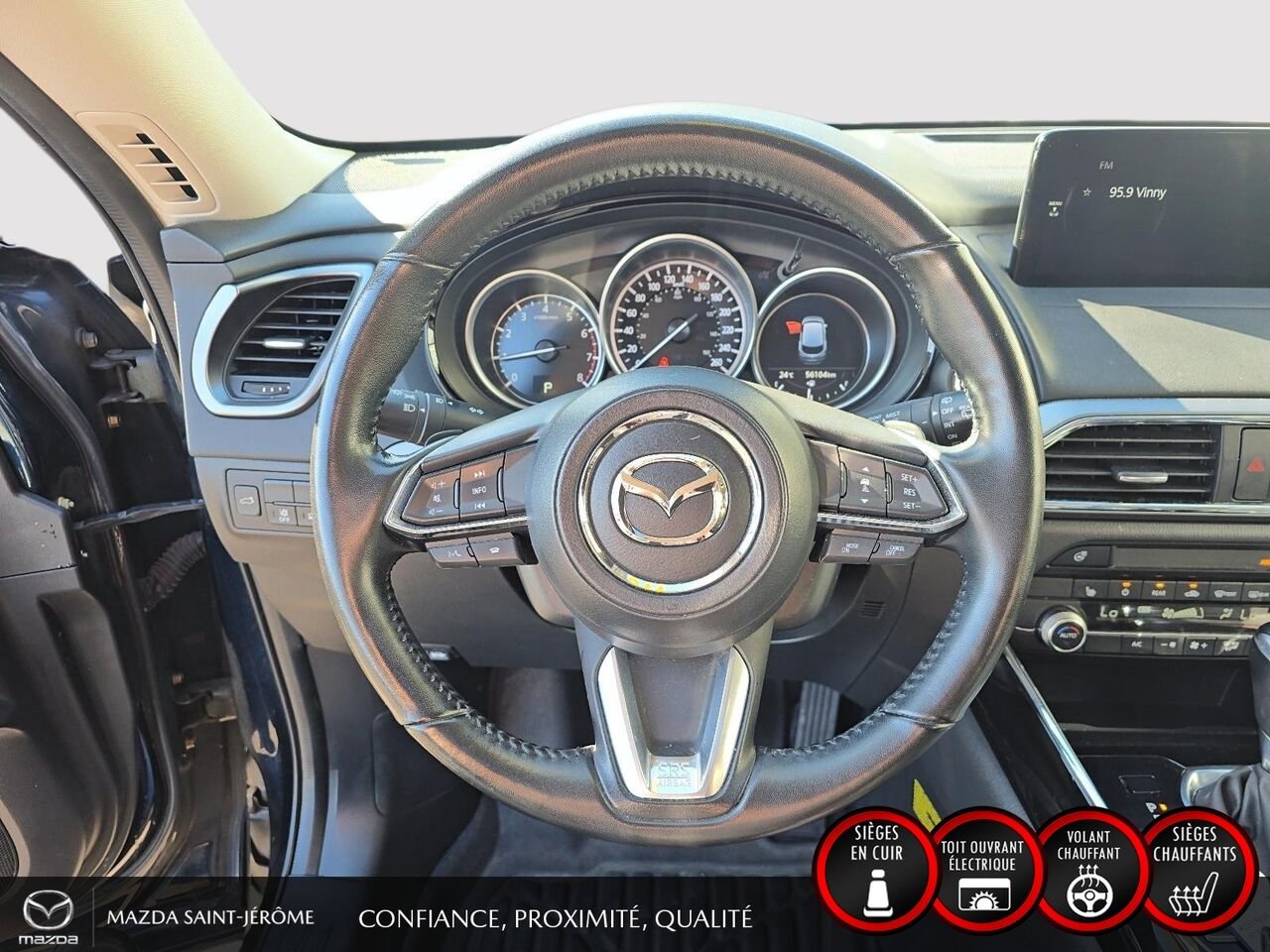 2022 Mazda CX-9 GS LUXURY | TOIT OUVRANT | CUIR | AWD Blue Saint-Jérôme - photo #12