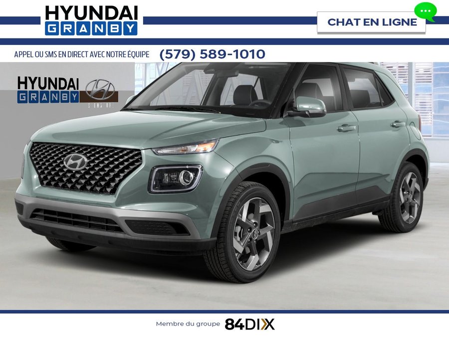 HYUNDAI Venue Ultimate IVT avec intérieur noir 2026 Vert mirage