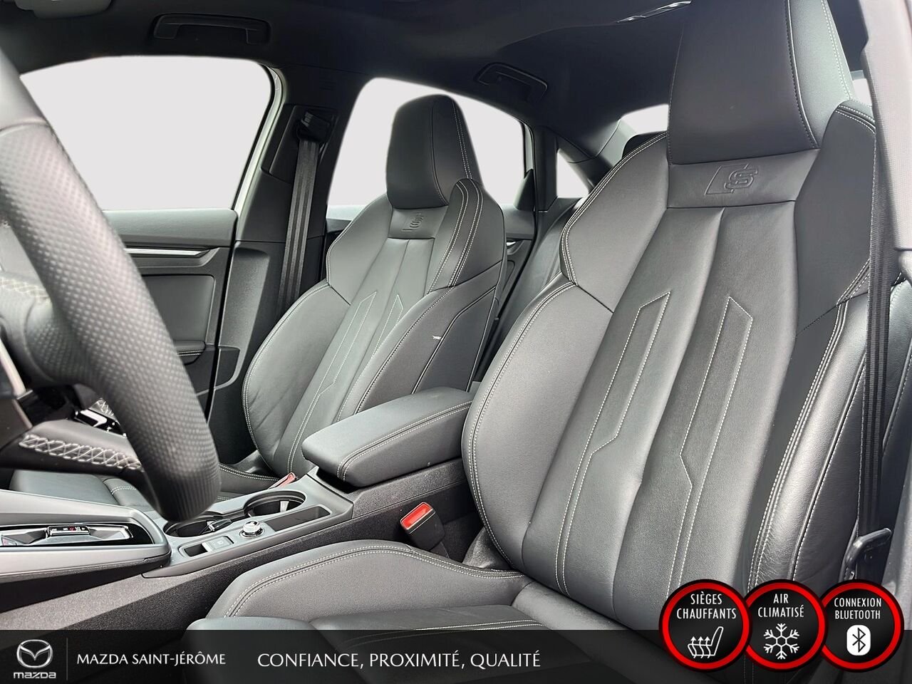 2025 Audi A3 berline White Ste-Agathe des Monts - photo #16