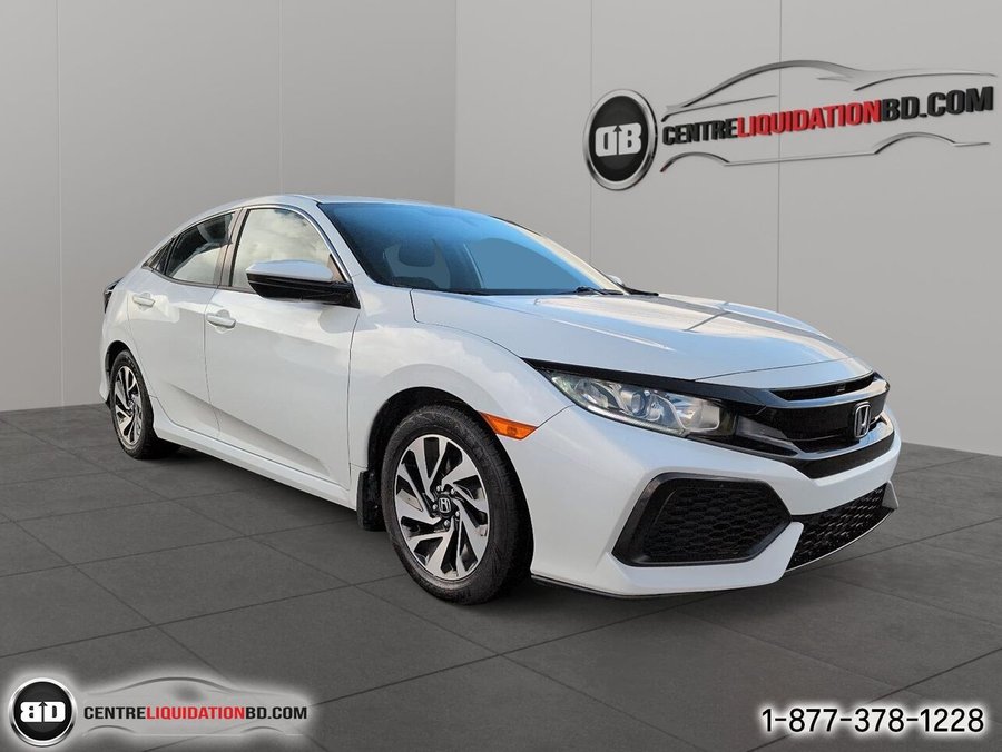 2017 Honda Civic Hayon LX CVT 5 portes White