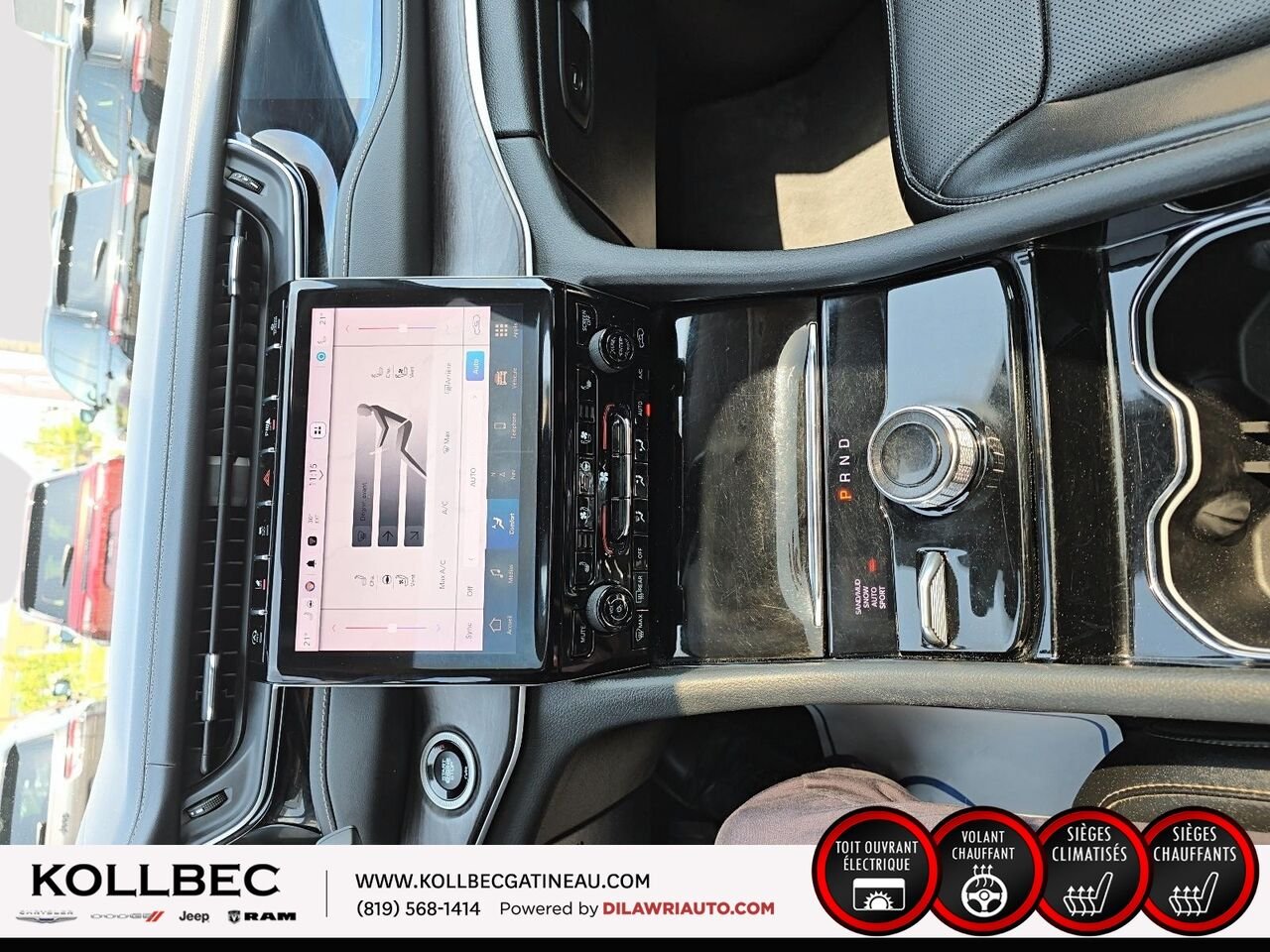 2023 JEEP GRAND CHEROKEE 26561 | Limited 4x4 Black Gatineau - photo #2