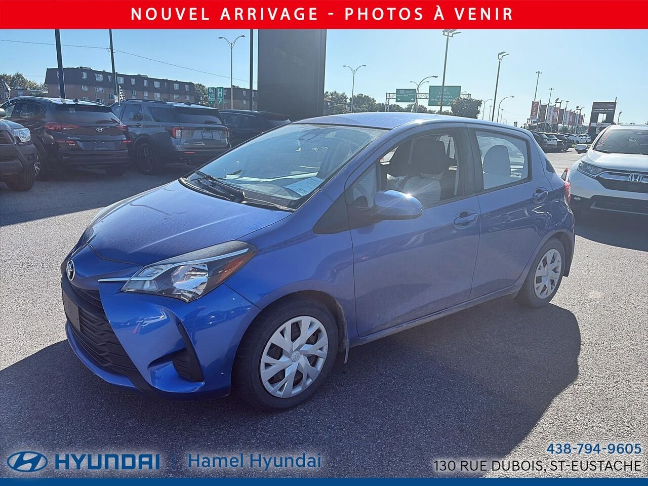Toyota Yaris Hatchback 2019 Bleu Saint-Eustache - photo #2