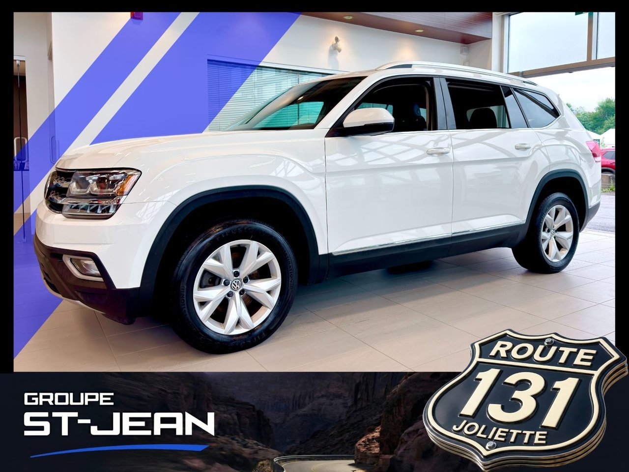 2018 Volkswagen Atlas White Notre-Dame-des-Prairies - photo #0