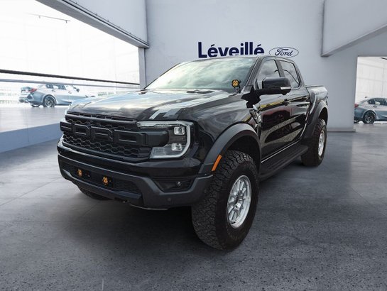 Ford Ranger Raptor ** UN PROPRIO ** BAS KILO ** CARFAX CLEAN ** TRES RARE ** 5 pi 2024 Noir