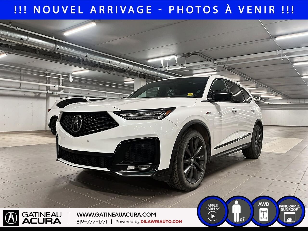 Acura MDX A-Spec SH-AWD 2025 Blanc Gatineau - photo #0