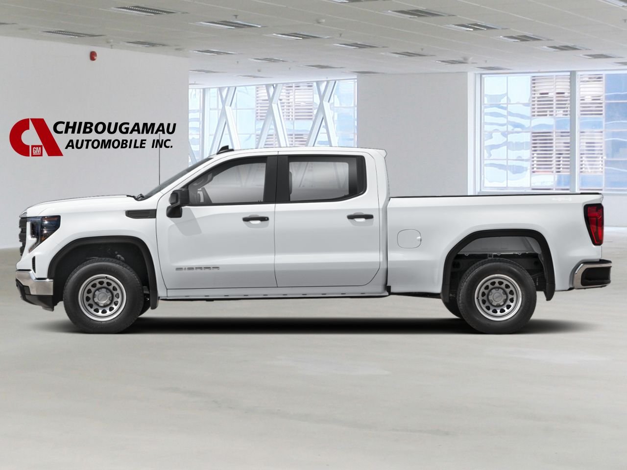 GMC Sierra 1500 K1500 SIERRA CREW CAB PRO STD/BOX (1SA) 2026 Blanc sommet Chibougamau - photo #1