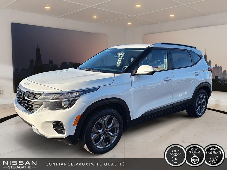 Kia Seltos LX TI | 1 PROPRIÉTAIRE | CARPLAY | ANGLES MORTS | CAMÉRA DE RECUL 2024 Blanc