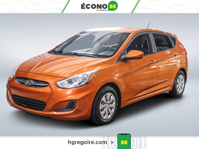 2016 Hyundai Accent GL GR ÉLEC A/C BLUETOOTH Orange
