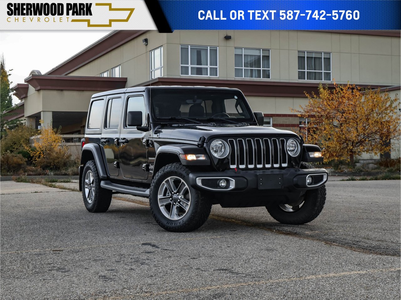 2020 Jeep Wrangler Unlimited Sahara 4x4 Black Sherwood Park - photo #0