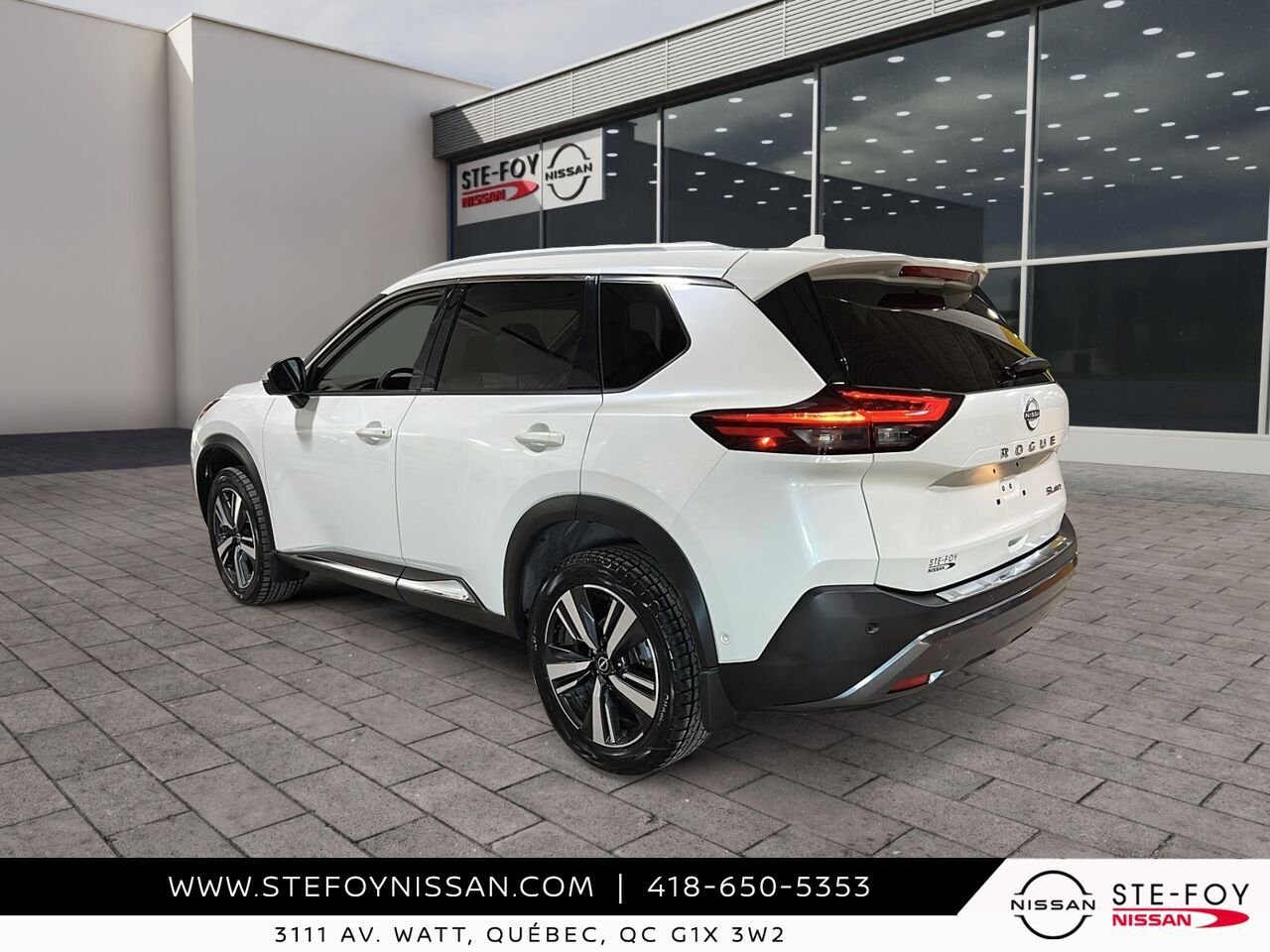 Nissan Rogue SL TI 2023 Blanc Ste-Foy - photo #3