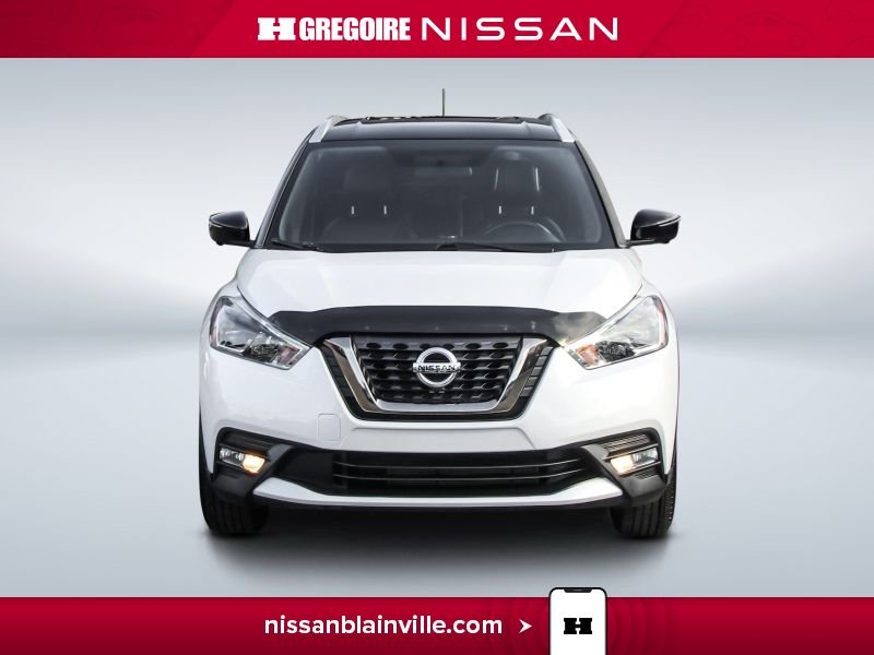 2019 Nissan Kicks SR/BOSE/CARPLAY/CUIR/MAGS/AC/CAMERA/BT White