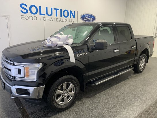 Ford F-150 SUPERCREW XLT XLT cabine SuperCrew 4RM caisse de 5,5 pi 2018 Noir