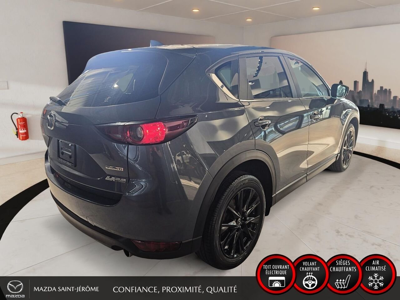 2021 Mazda CX-5 Édition Kuro | CUIR | TOIT OUVRANT | AWD | Grey Saint-Jérôme - photo #5