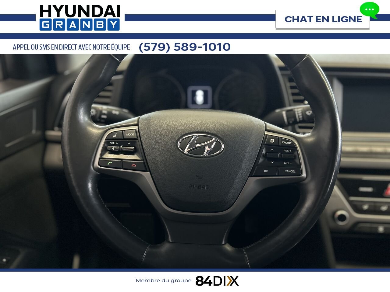 Hyundai Elantra 2018 Blanc Granby - photo #14