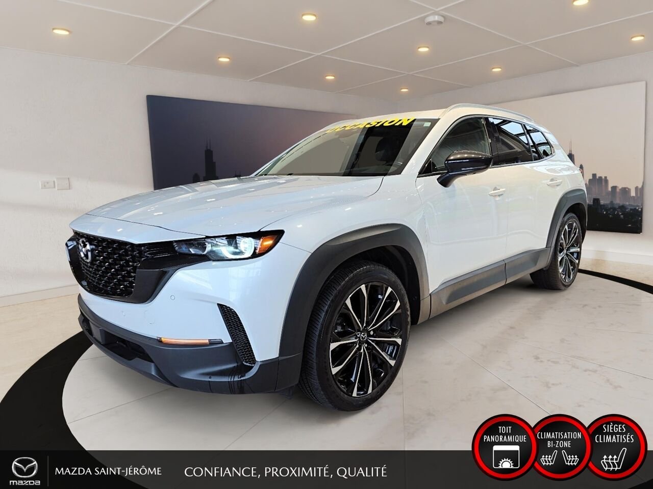 Mazda CX-50 GT | TOIT PANORAMIQUE | CUIR | AWD | 2023 Blanc Saint-Jérôme - photo #0
