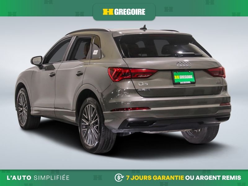 Audi Q3 823224 | Komfort AWD AUTO AC CUIR TOIT MAGS CAM RECUL BLEUT 2022 Vert Laval - photo #5