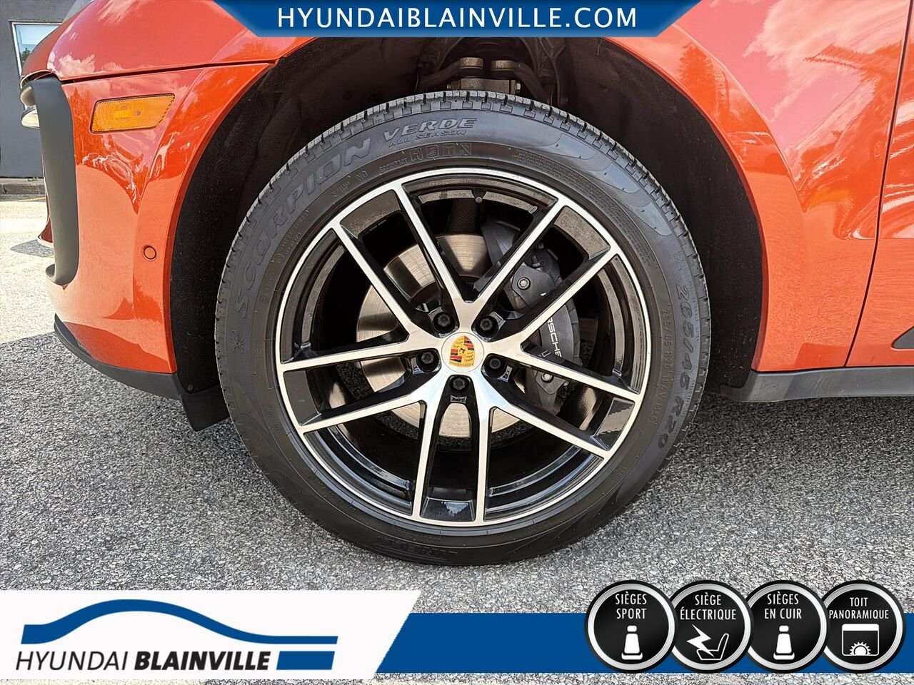 Porsche Macan 2022 Orange Blainville - photo #7