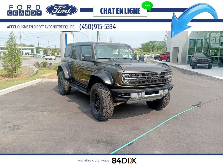 Ford Bronco Raptor 4 portes 4x4 2025 Vert
