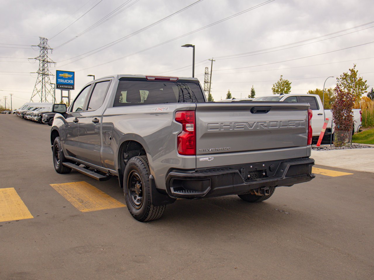 2023 Chevrolet Silverado 1500 4WD Crew Cab 147 Work Truck Grey Sherwood Park - photo #7