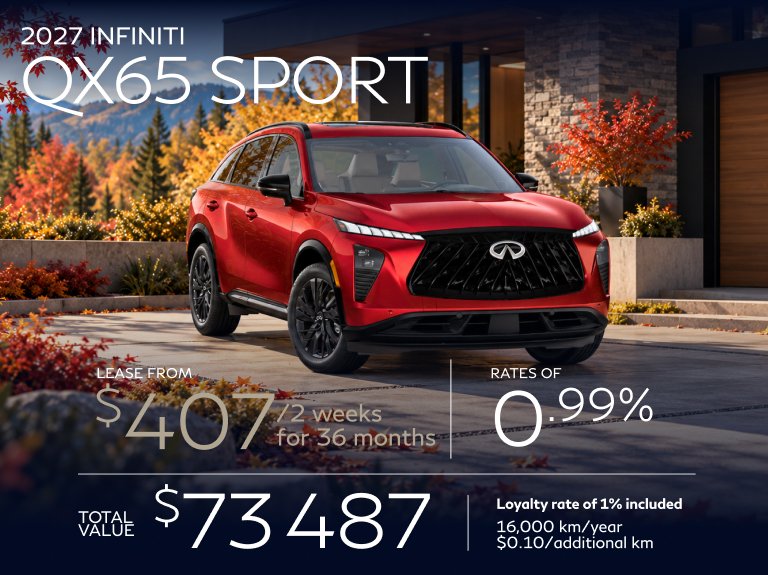 Promo INFINITI QX65 Sport 2027