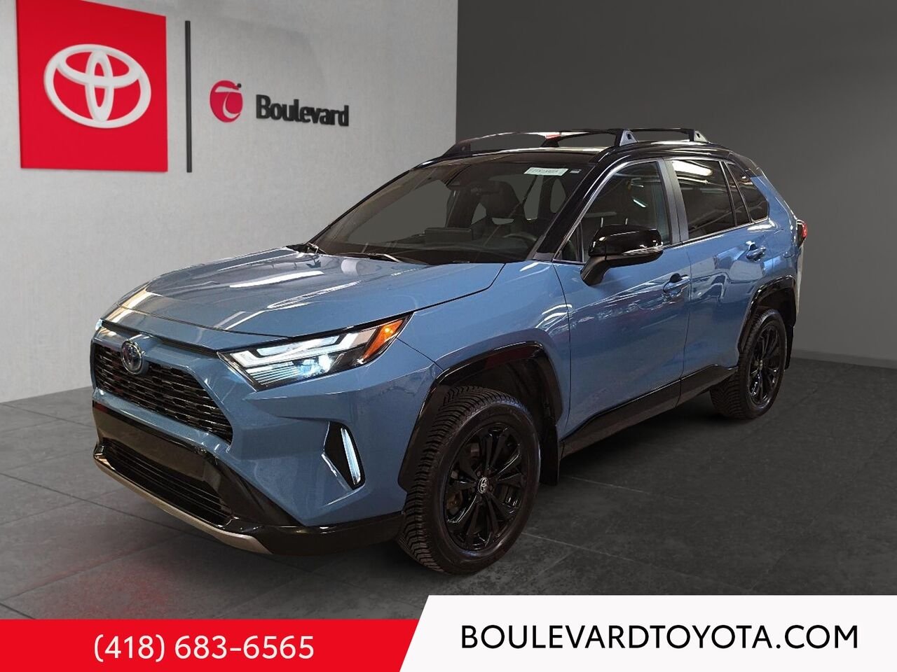 Toyota RAV4 100398A-4 | HYBRIDE, XSE, AWD 2024 Bleu Québec - photo #0