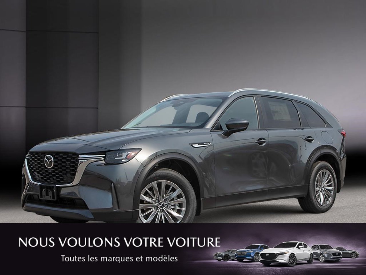 2026 Mazda CX-90 PHEV JM3KKBHA3T1417128 Machine Grey Metallic Mirabel - photo #0