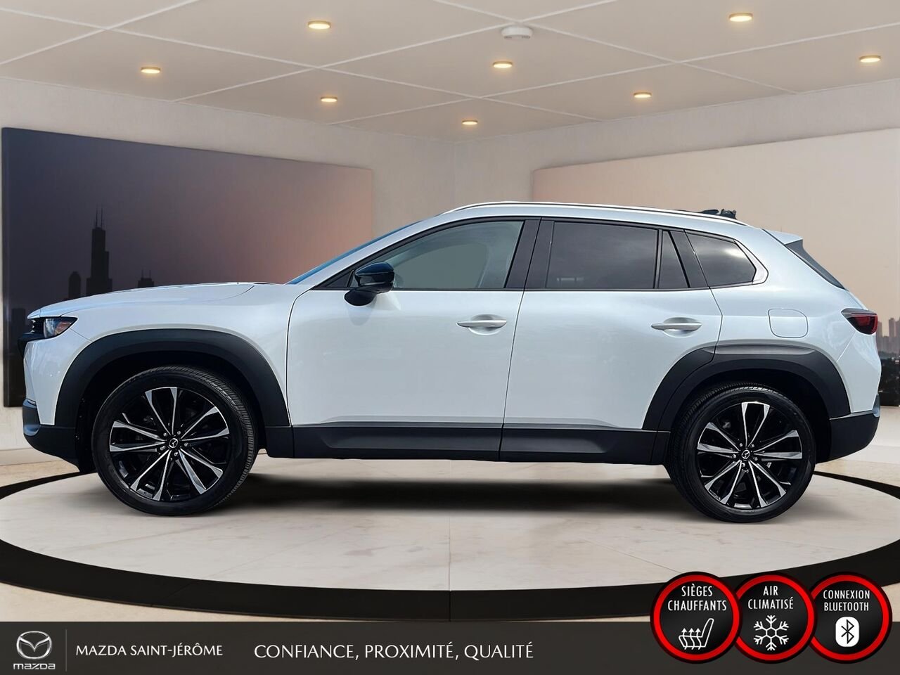 2025 Mazda CX-50 GT | TOIT PANORAMIQUE | CUIR BRUN | AWD | White Saint-Jérôme - photo #10