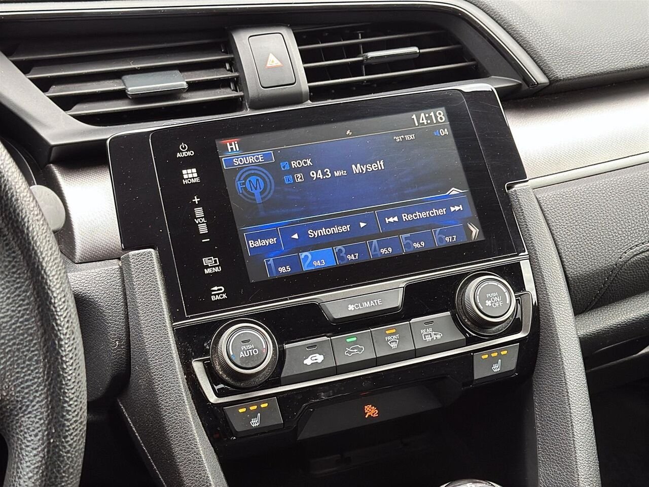 2017 Honda Civic Hayon LX 5 portes BM | BD0398A Black Granby - photo #16