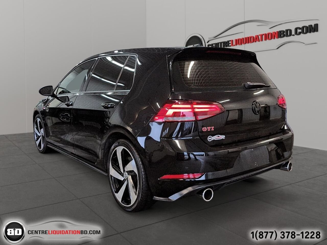 Volkswagen Golf GTI Autobahn transmission automatique | BD0380 2019 Noir Granby - photo #7
